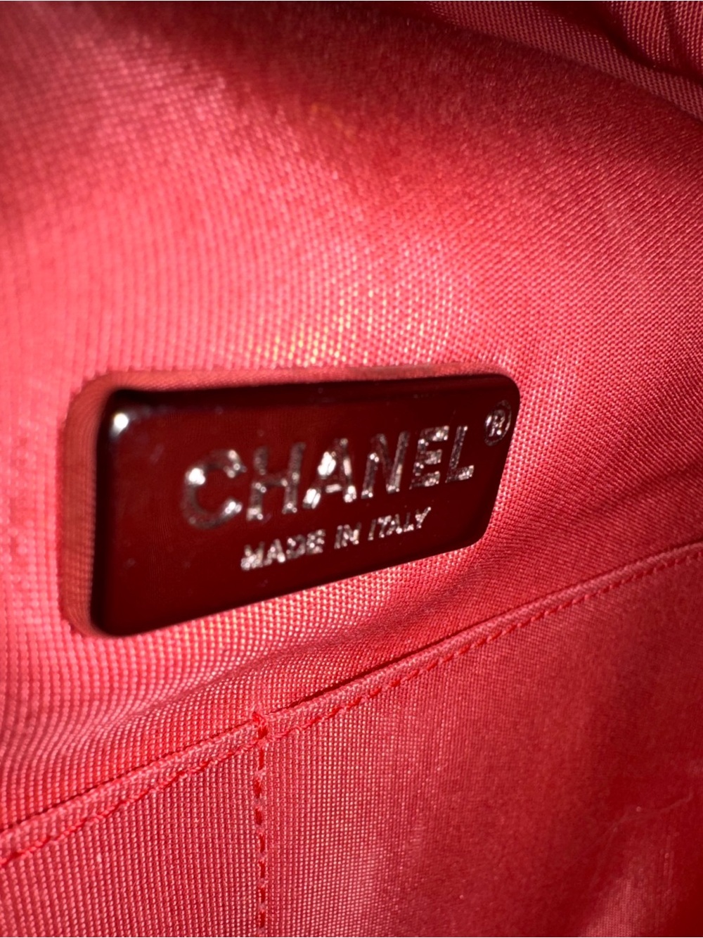 Chanel Red Quilted Backpack In Seoul - Picture 12 of 15